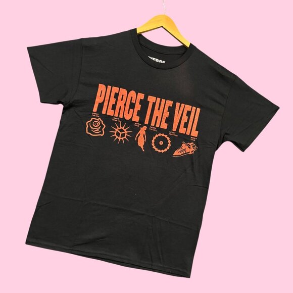 Pierce The Veil I Can't Hear You World Tour Rock Band Tee M - Picture 3 of 4